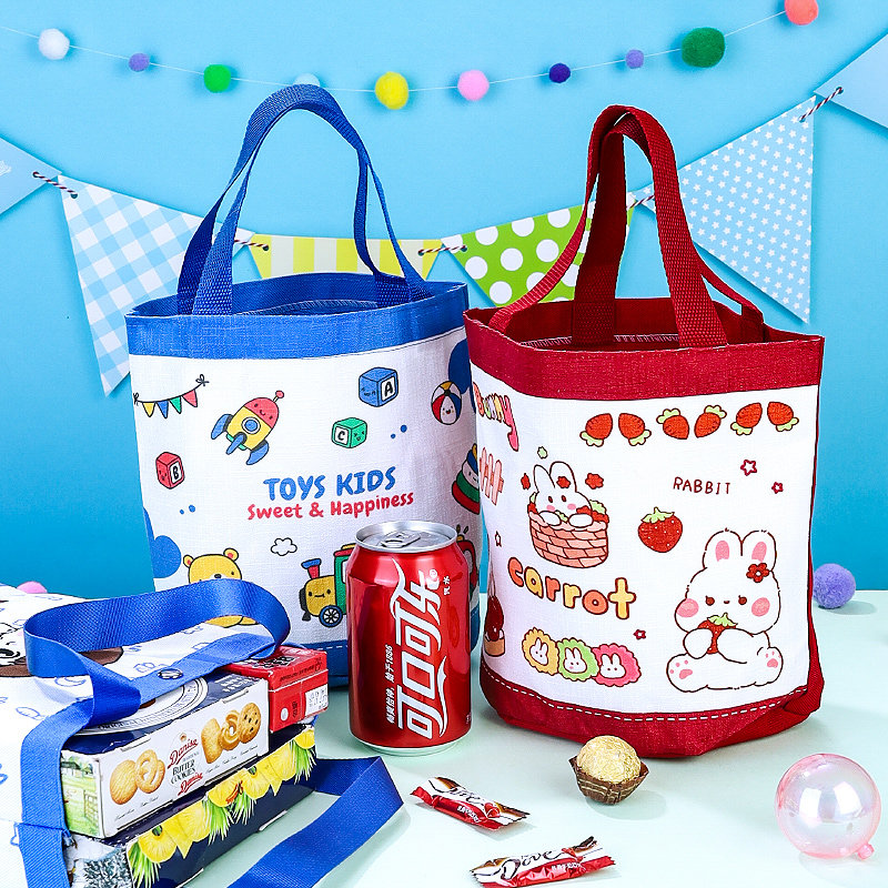 宝宝礼物袋喜糖盒满月伴手礼袋生日周岁糖果喜饼袋诞生百日宴回礼