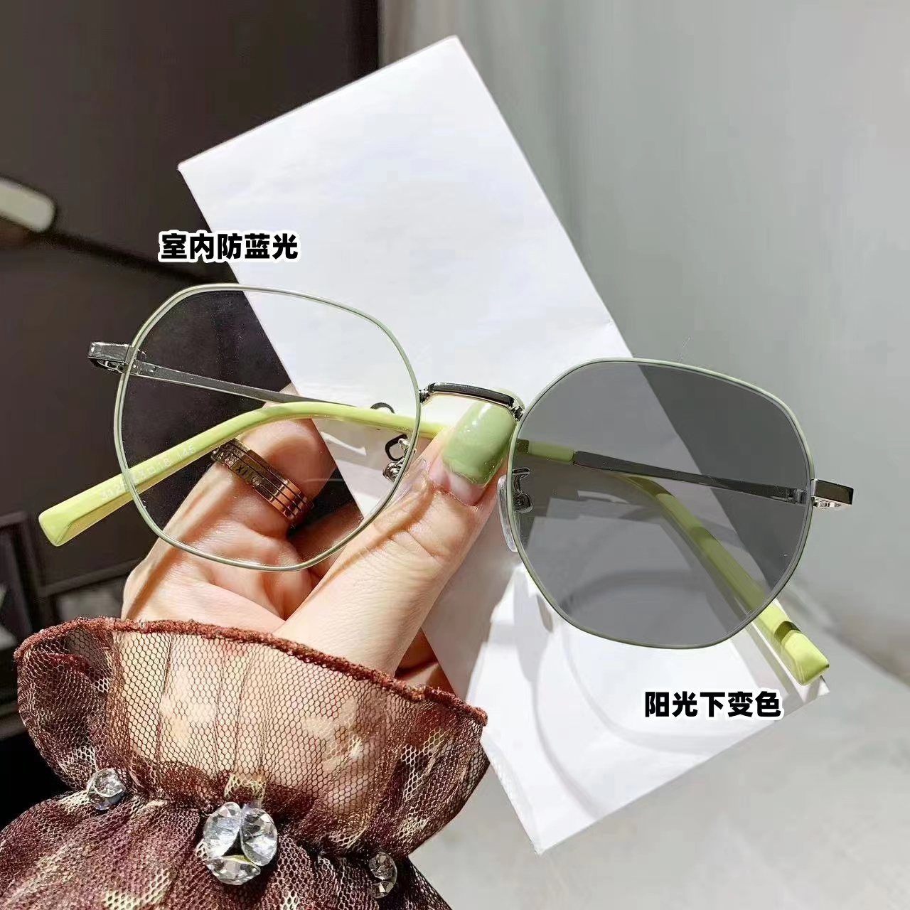 利翔男女通用近视镜否pc‘近视