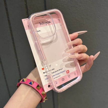 三合一炫彩多色巴胺适用iPhone16Promax手机壳新苹果15Pro软壳14透明12PM防摔13简约11小众高级感15plus女款
