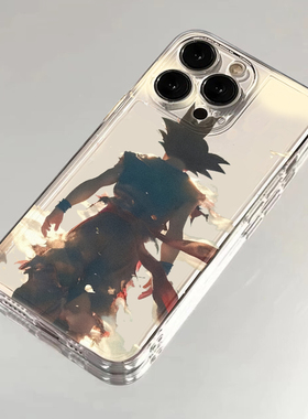 悟空背影适用iphone15promax手机壳动漫苹果13小米14华为mate60/P50七龙珠nova12/11荣耀100男vivos18红米k70