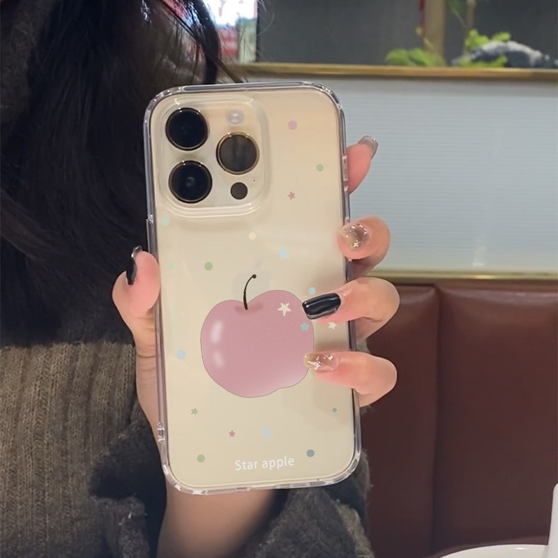 ins韩系波点星星适用苹果16手机壳iPhone17promax新款opporeno14小米15华为Pura80vivox200红米K70荣耀Magic6