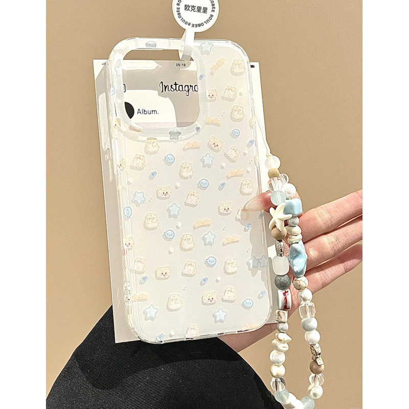 适用苹果16promax手机壳15pro五角星小熊iphone14挂件13可爱女12双层11高级16plus新款xr防摔xsmax保护套安卓