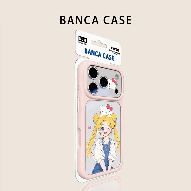 美少女战士猫咪适用iPhone17ProMax手机壳苹果18promax新款16日韩可爱14pro多巴胺15ProMax全包防摔13保护套