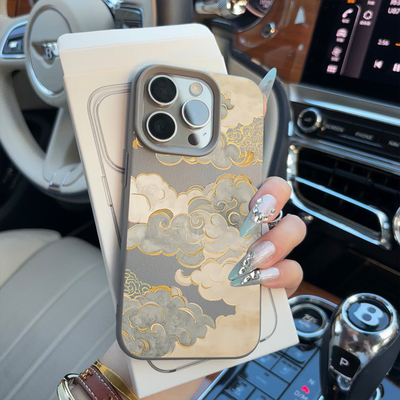 蛇年祥云适用苹果16promax手机壳15promax男女国潮iphone14pro中式古风12超火新年11荔枝纹plus皮质软壳13pro