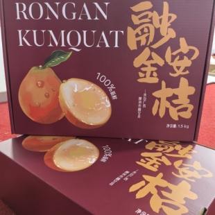 正宗广西融安【第三代】脆蜜金桔新鲜水果一件礼盒