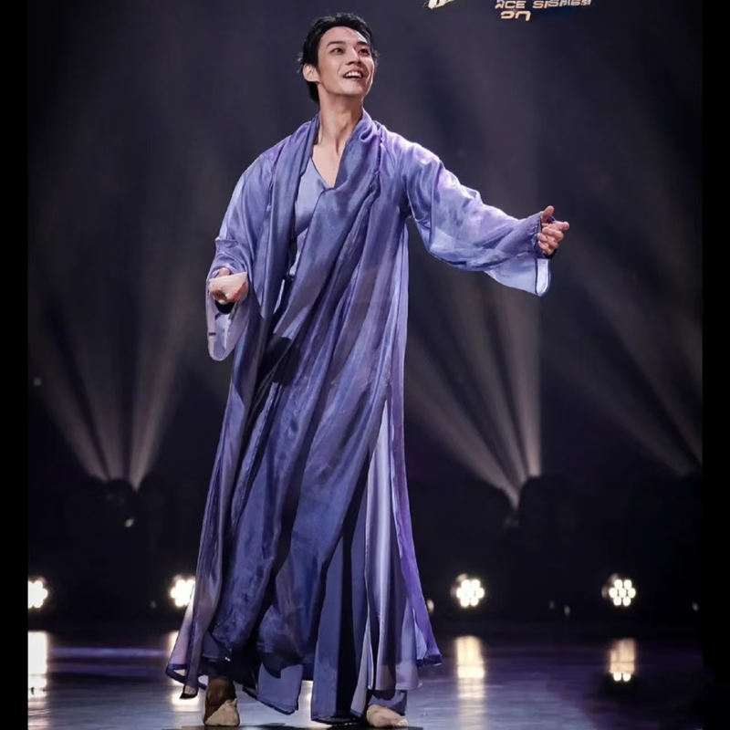 罗晏文问月古典舞服装舞蹈演出服