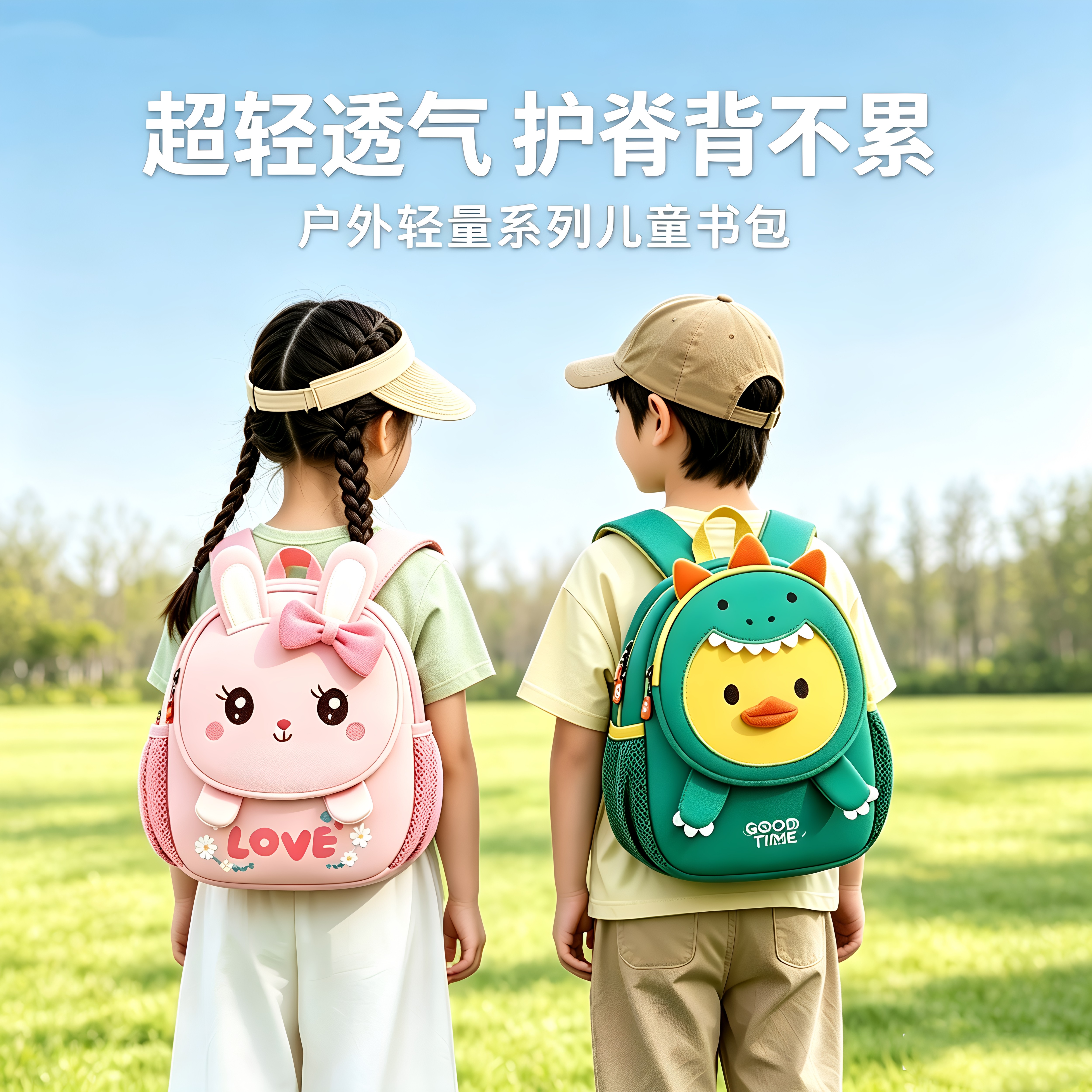 书包幼儿园轻量化减负儿童双肩包