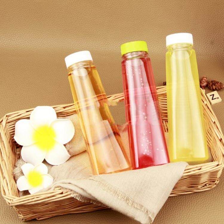 大口300ml透明塑料瓶300毫升果汁瓶饮料瓶300ml酵素瓶蜂蜜奶茶瓶