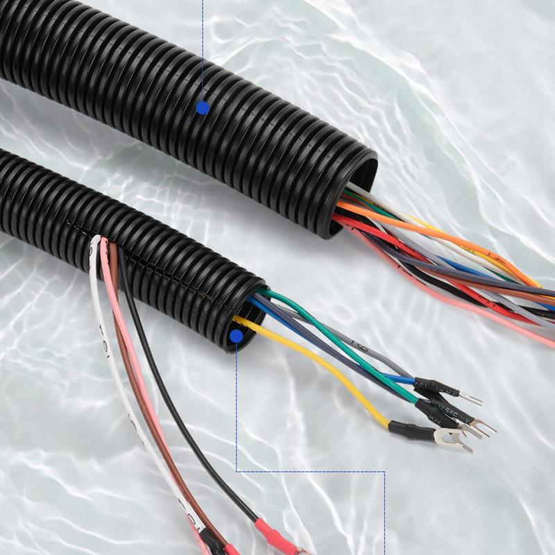 PE塑料波纹管PP防水阻燃螺纹管穿线软管PE电线电缆波纹保护套线管