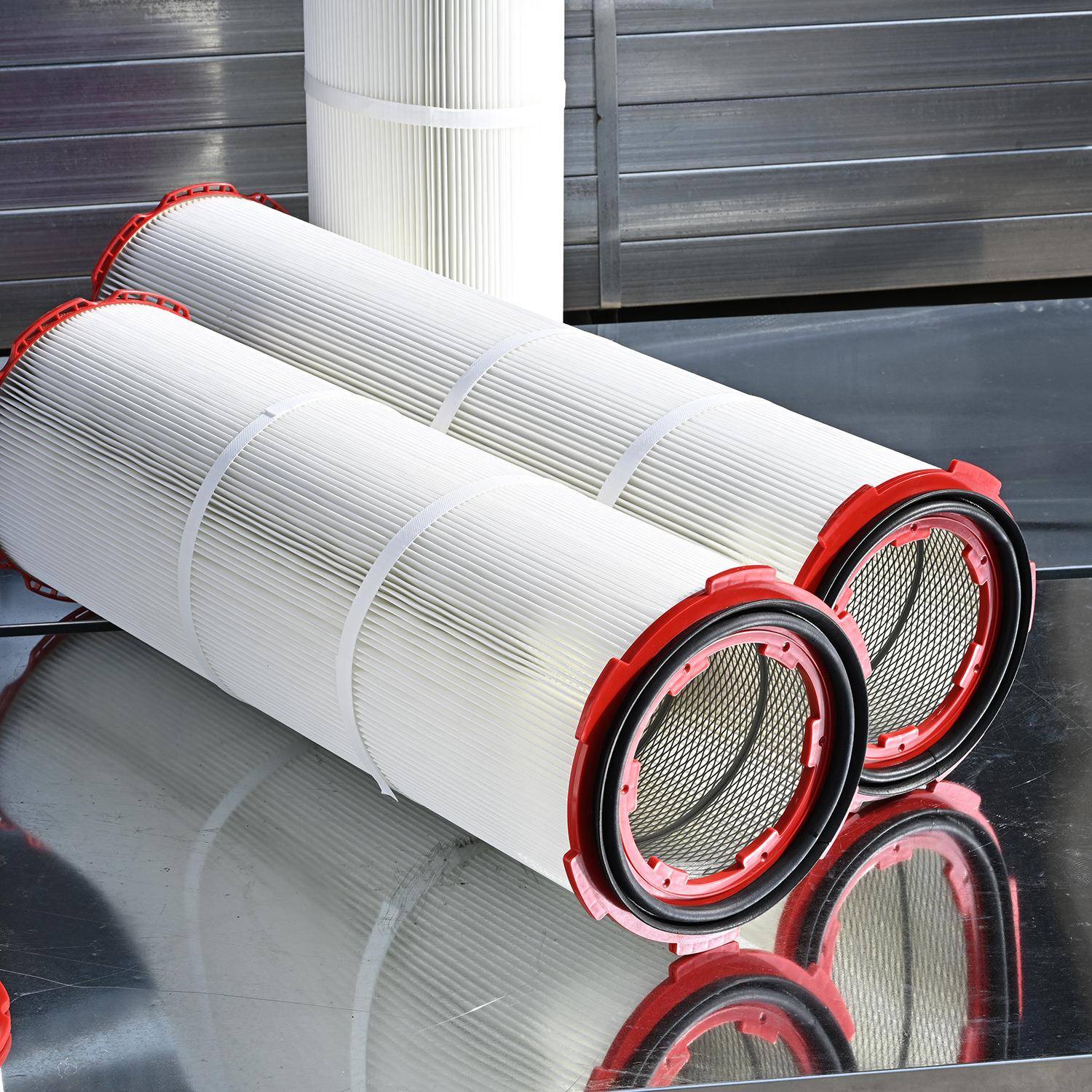 空气过滤器除尘滤芯空气净化器折叠滤芯聚酯网工业粉尘滤芯