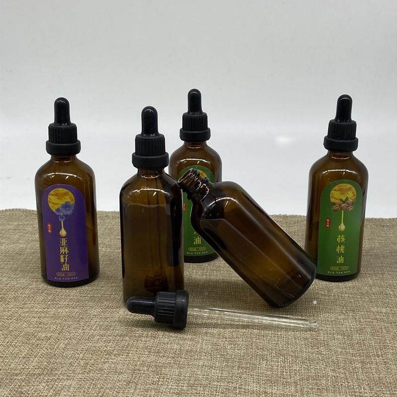 辅油16809769食油童管滴分装瓶宝宝婴儿核桃油山茶密封玻璃瓶小油
