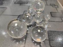 透 明 实心亚克力饰球示球 有机展玻璃球 装圆球 压克16P46_16力