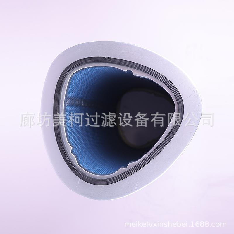 阻燃木浆纤维空气滤芯螺杆式安装净化P滤清器工程除尘滤筒