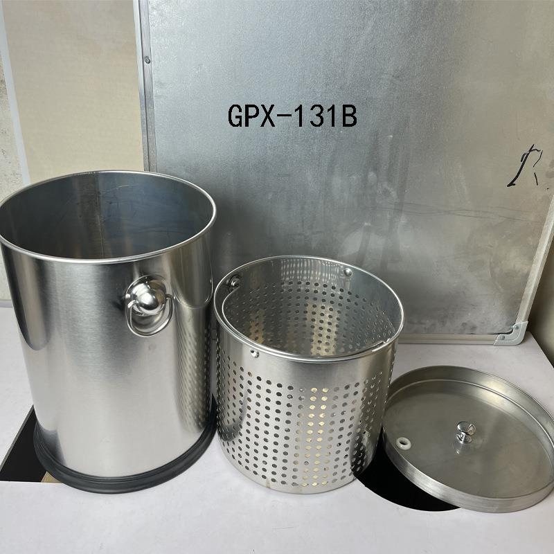 不锈钢茶水桶小号茶渣桶家用废水桶茶叶桶干湿分离式过滤桶储水桶