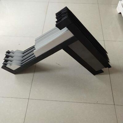 宁波机床直线导轨伸缩防尘罩一字型防尘附件防护罩风琴防护罩