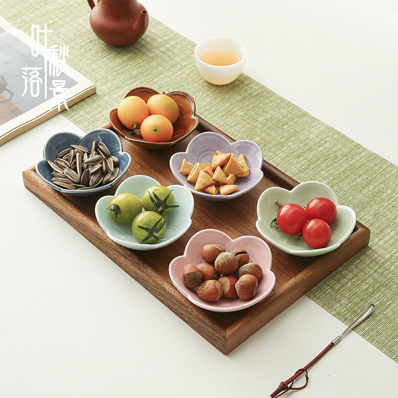 中式陶瓷茶点盘中国结糕点盘结婚摆盘客厅茶桌点心盘小号果碟小碗,餐饮具,果盆/果盘/果篮,淘宝优惠券,粉丝福利购,淘宝优惠卷