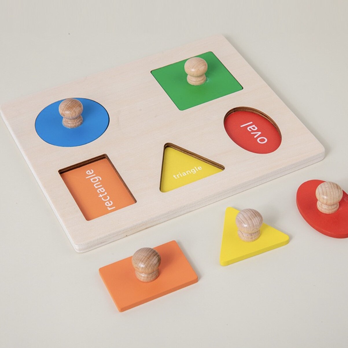 교육 몬테소리 교육 보조 기하학 그림 패널 손 잡기 보드 모양 퍼즐 일치하는인지 장난감 1 세 +