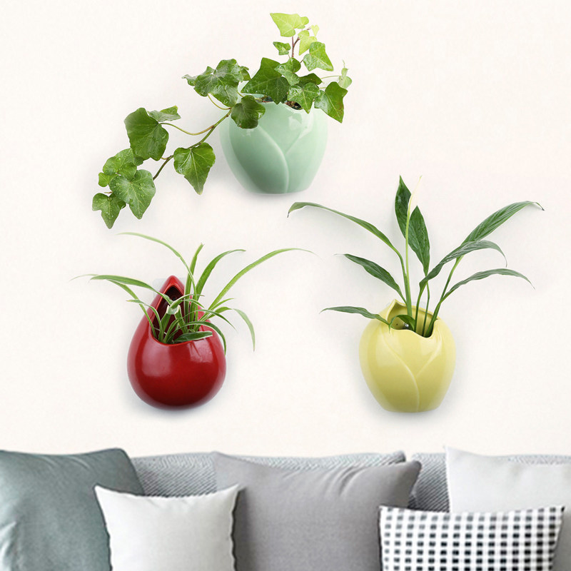 壁挂花盆创意简约绿萝壁饰装饰照片墙挂墙花瓶