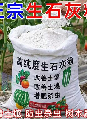 生石灰粉10斤干燥杀菌消