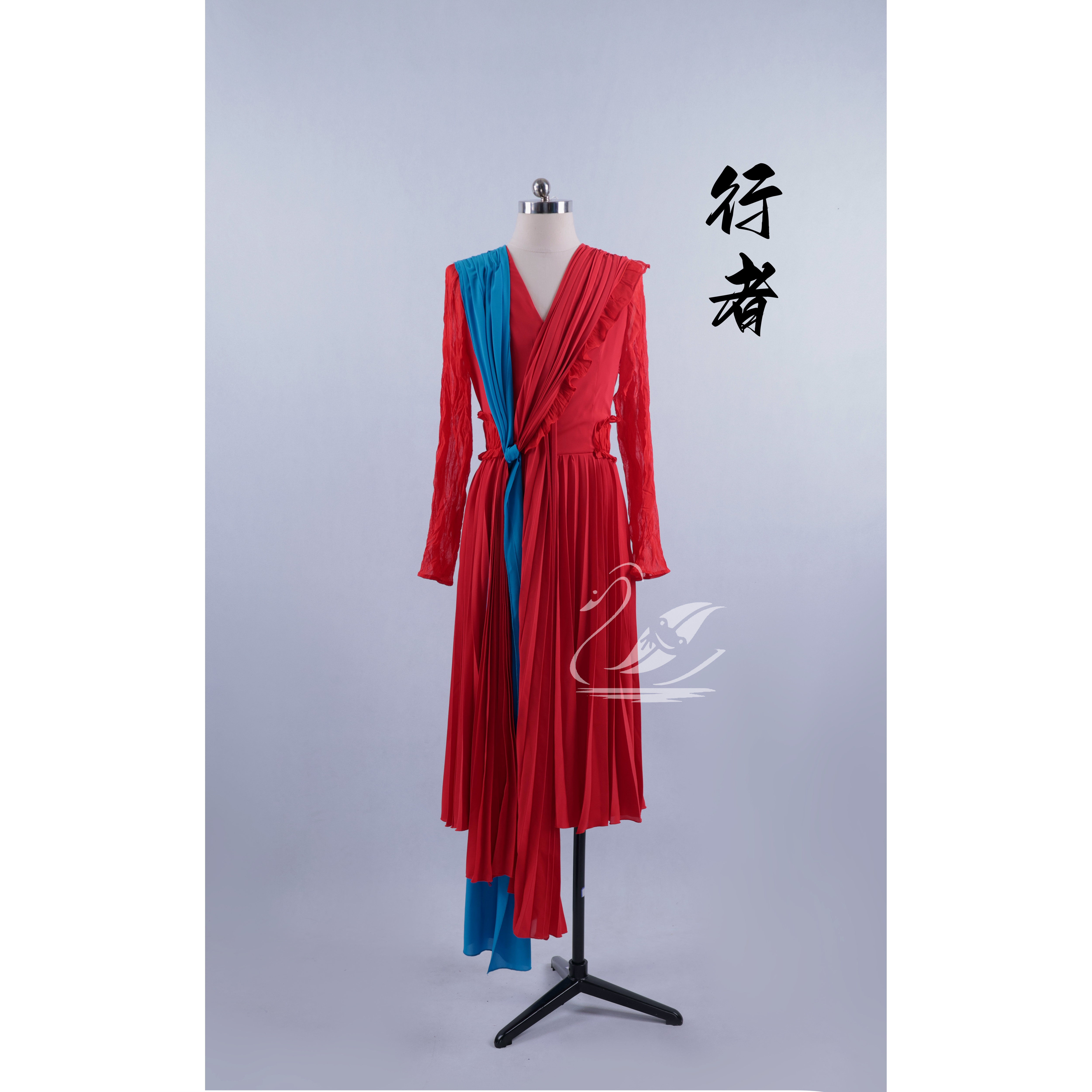 新款艺考古典舞儿童男款独舞行者演出服李响舞蹈表演服饰