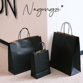 牛皮纸袋手提袋纸袋定制礼品袋礼物新年包装 外卖打包袋子印刷logo