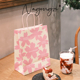 粉色樱花烘焙手提袋甜品打包袋定制面包蛋糕袋牛皮纸袋礼品袋纸袋