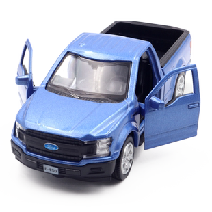 马珂垯福特猛禽F150仿真警车模型男生礼物汽车收藏摆件开门合金车