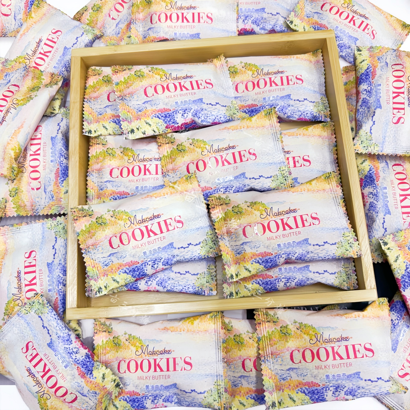 莫可卡黄油曲奇饼干散装小饼干