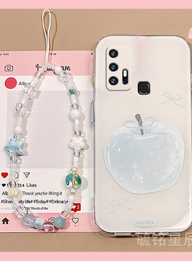 适用vivoz6手机壳z5新款z5x白色z3苹果z3i带挂绳的z1防摔t1高级感z1x小众t2x硅胶z1i全包透明t1x/u3/iqoou3x