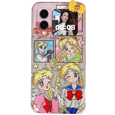 新款可爱美少女战士适用华为novaFlip手机壳Pocket2折叠屏S折叠P60/P50Pocket New硅胶matex5典藏版X3/X2/Xs2