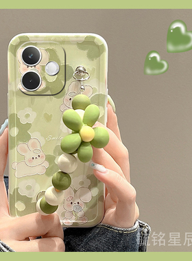 适用oppok13turbopro手机壳k13x新款k13s绿色k12s花朵k11x兔子k12plus可爱k3情侣k10手腕带k9x链条k7硅胶透明