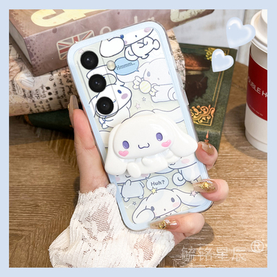 适用三星zflip7手机壳W26新款ZTriFold可爱w25玉桂狗zflip6翻盖zflip5折叠屏4透明3硅胶的zfold7带支架6防摔2