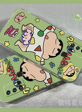 新款绿色蜡笔小新适用vivoZ6手机壳Z5旋转U3解压Z5i透明的Z3硅胶Z3i情侣Z1防摔Z1i卡通T2趣味T1搞怪超火网红x