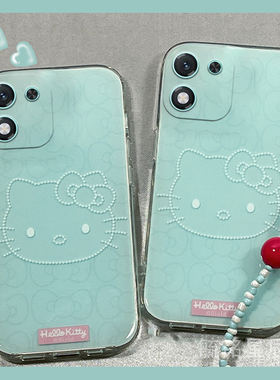 适用华为荣耀x70i手机壳x60i+新款x50i十x40gt竞速版x30max蓝色KT猫x20se可爱x10带挂绳的x9c硅胶HelloKitty