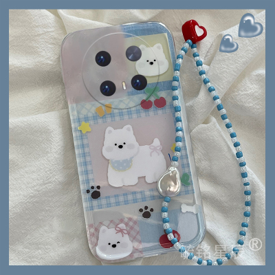 适用华为mate70pro手机壳优享版60pro十70rs新款50rs保时捷+30可爱20x小狗10情侣9硅胶的8带挂绳40e防摔透明