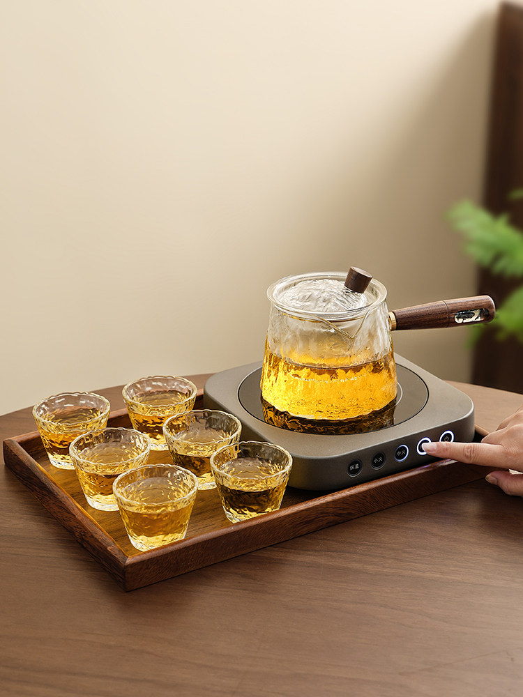 绝缘电陶瓷炉玻璃茶壶小办公室健康壶茶具套装暖茶炉茶壶经典