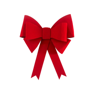 红色植绒蝴蝶结大号小墙上背景墙婚房布置衣柜家具客厅婚礼装饰