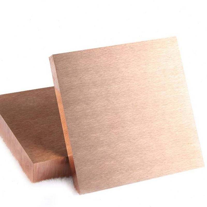 科研用高纯无氧铜板超导电极紫铜片单晶铜块6n磁控溅射镀膜铜圆靶