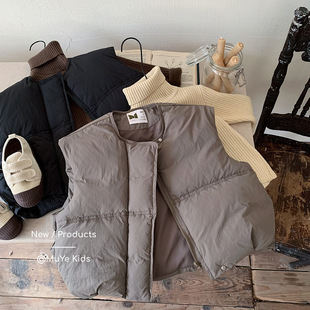 木野冬季棉服马甲湖州织里童装男童韩版加厚外套儿童服饰保暖上衣