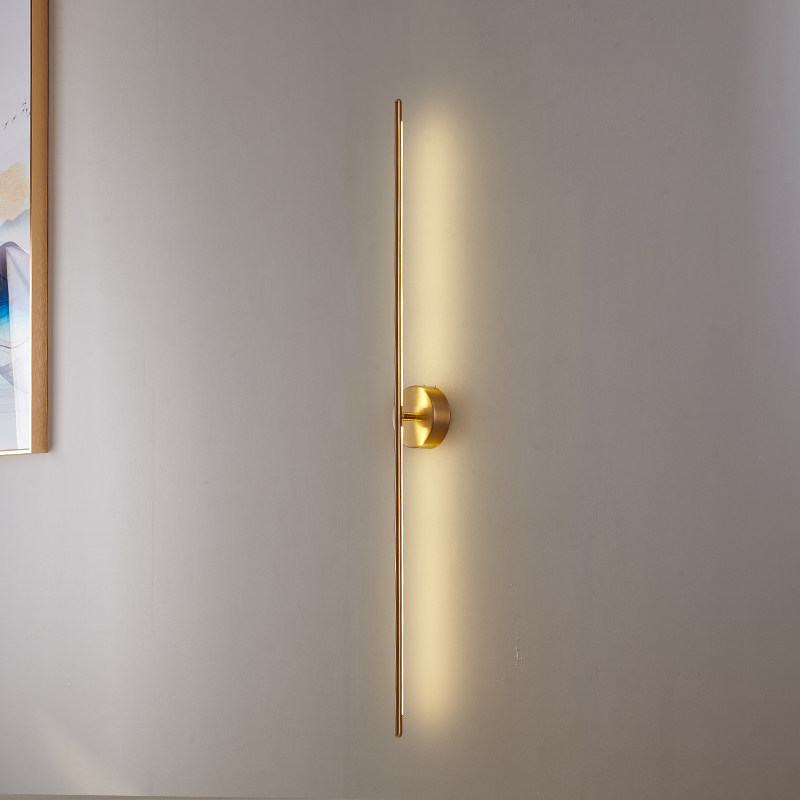 一字壁灯个性创意led极细线条壁灯简约现代客厅背景墙壁卧室床头