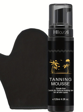 One-time tanning mousse, bronze wheat color, washable 120ml
