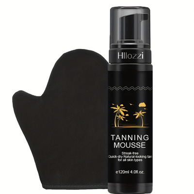 One-time tanning mousse, bronze wheat color, washable 120ml