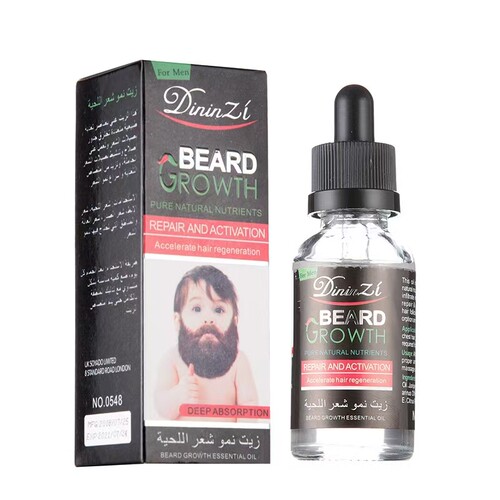 Men's beard care and repair oil for frizzy hair, beard oil