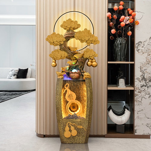 摇钱发财树景观装饰品开业摆件