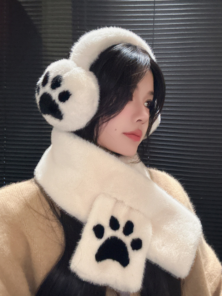 여성용 모피 귀마개 겨울 따뜻한 귀 보호 귀마개 귀여운 여성용 귀마개 가을 및 겨울 귀마개 봉제 귀마개