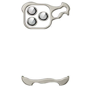 铝合金异形金属壳适用17pro无边框16苹果15promax手机壳带镜头膜全包护角防摔角垫14pro极简男13裸机12手机套