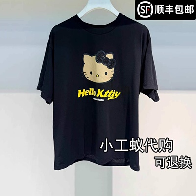REVANYAYA芮范雅蝴蝶结短袖T恤衫
