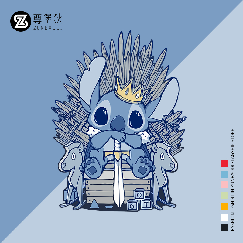 史迪仔联名原创潮牌短袖