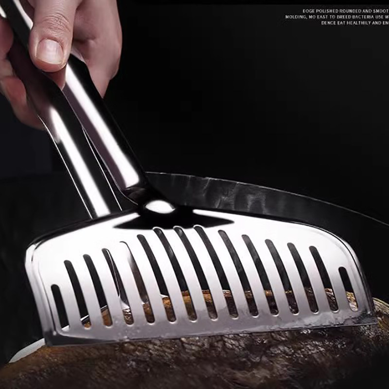 多功能不锈钢食品夹厨房煎鱼牛排夹鱼夹烤肉夹面包夹子烧烤工具,厨房/烹饪用具,烧烤夹/叉/铲/针,淘宝优惠券,粉丝福利购,淘宝优惠卷