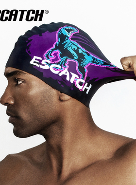 泳帽男专业防水护耳成人硅胶大号不勒头长发大头围泳帽泳镜套装男